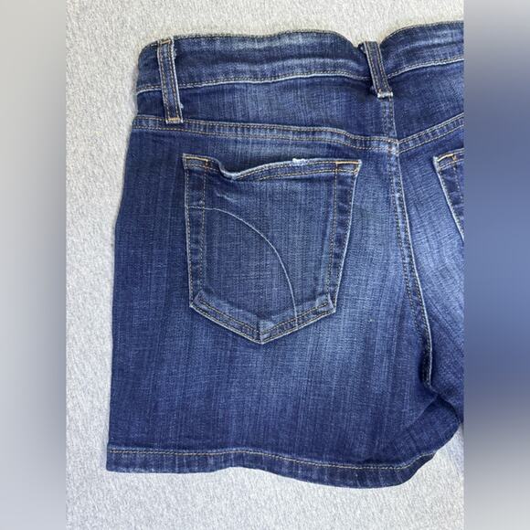 Joe's Jeans Dark Blue Denim Shorts | Size 29 - Picture 3 of 6